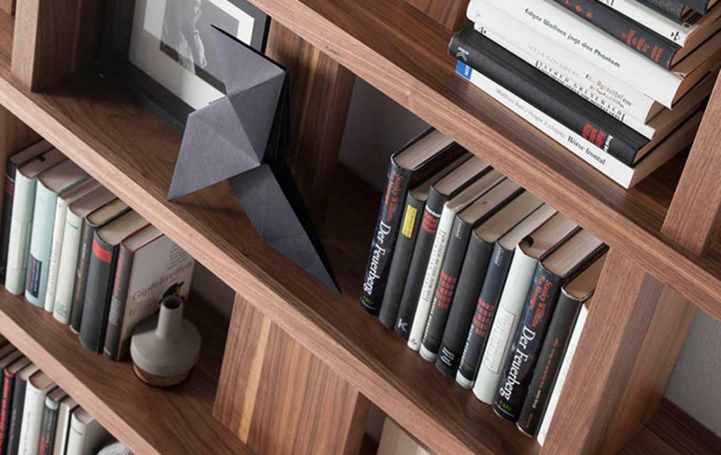 Librería de 6 módulos en madera de ébano13